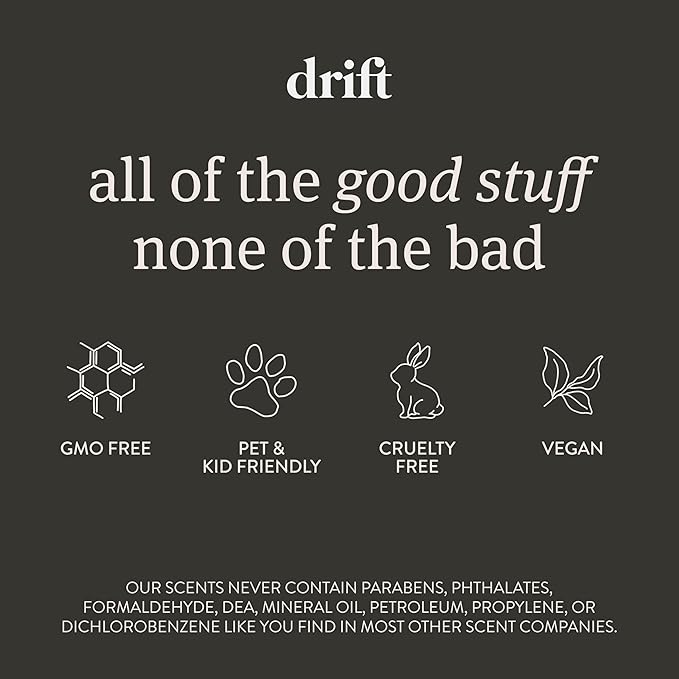 Drift Car Air Freshener - The Original Stone Air Freshener - Car Odor Eliminator - Long Lasting Scent - Metal Clip - Essential Oils - Clean Ingredients - Teak Scent 3 Pack Refill - NO CLIP INCLUDED