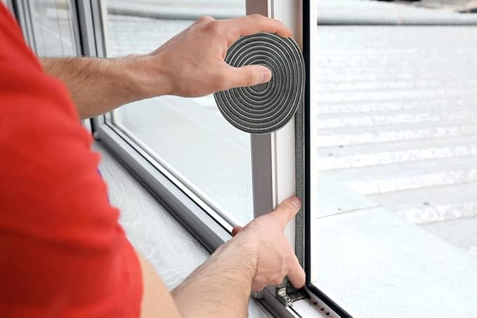 39.4FT Brush Weather Stripping, Neat Pile Self Adhesive Seal Strip for Windows and Door, Weatherstrip for Soundproofing, Windproof, Dustproof, Stronger Stickiness, 0.35'' Wide x 0.35'' Thick, Black