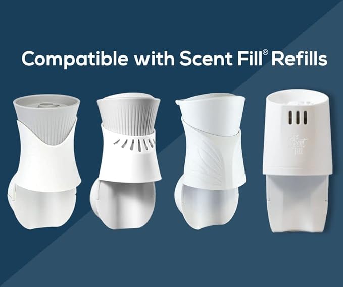 Scent Fill Island Essence Plug in Air Freshener, 4 Scented Oil Refills