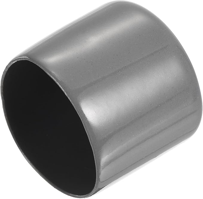 uxcell 20pcs Rubber End Caps 34mm ID Vinyl Cap Cover Screw Protectors Dark Grey