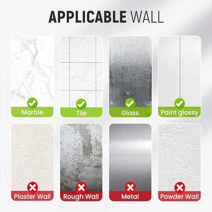 Suction Cup Hooks for Wreaths, 2025 New No Drill Suction Cup Hooks on Glass, Wreath Hanger for Front Door, Rustproof Hook Holder Towel Hook for Window Bathroom Mirrors Tile (4, White)