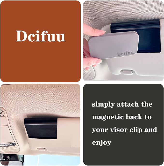 Teak Air Freshener, Stone Scent Starter Kit, Odor Eliminator - Car Visor Clip (Pack of 1 - Teak Scent)