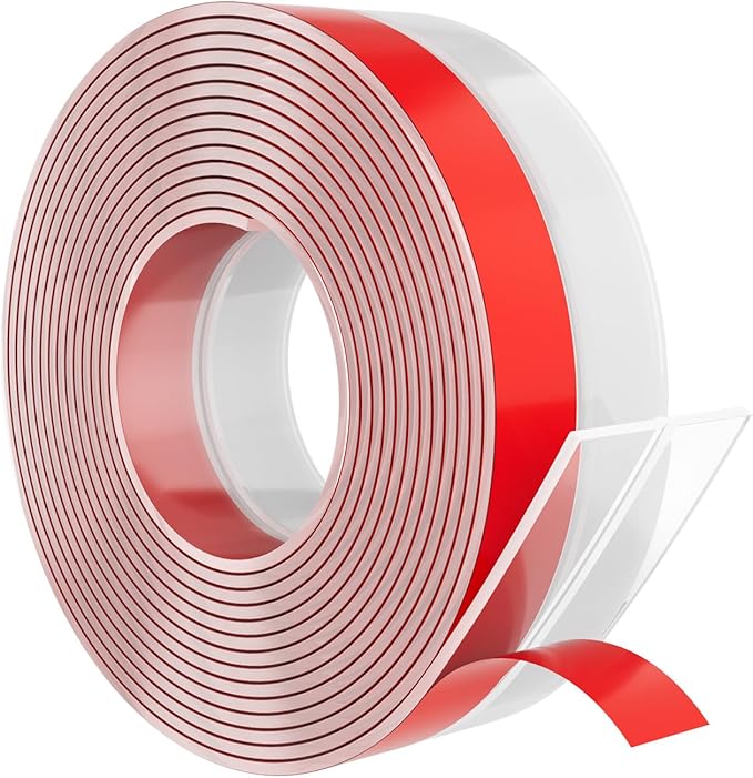 Heavy-Duty 36 ft x 3 in Weather Stripping, Extra Thick 2mm Door Draft Stopper Silicone Seal Strip for House and Glass Shower Doors for Collision and Side Gaps of Door and Windows, Clear