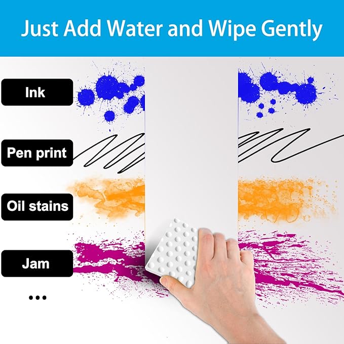 Magic Sponge Erasers, 20 Pack 2X Density Stronger Melamine Sponge Foam Pads, Multi-Functional Household Cleaning Supplies Cleaner for Kitchen, Bathroom, Bathtub, Sink, Wall Cleaner