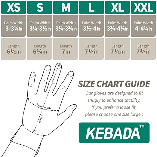 Kebada Safety Work Gloves,120 Pairs Bulk Pack, Touchscreen, PU Coated, Ideal for Warehouse, Construction, Gardening and Mechanics, Black, X-Small