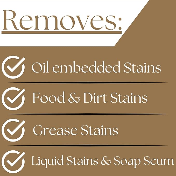 Natural Stone Grout Cleaner, Safe for Marble, Travertine, Limestone, Tile Spray on Grout Cleaner. (32 oz.)