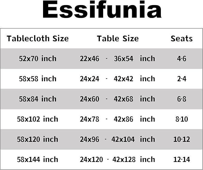 Waterproof Checkered Tablecloth Fabric - Rectangle 58x84 Inch Classic Gingham Buffalo Plaid Table Cloth for Indoor/Outdoor Use - Washable Table Cover for Kitchen, BBQs, and Parties