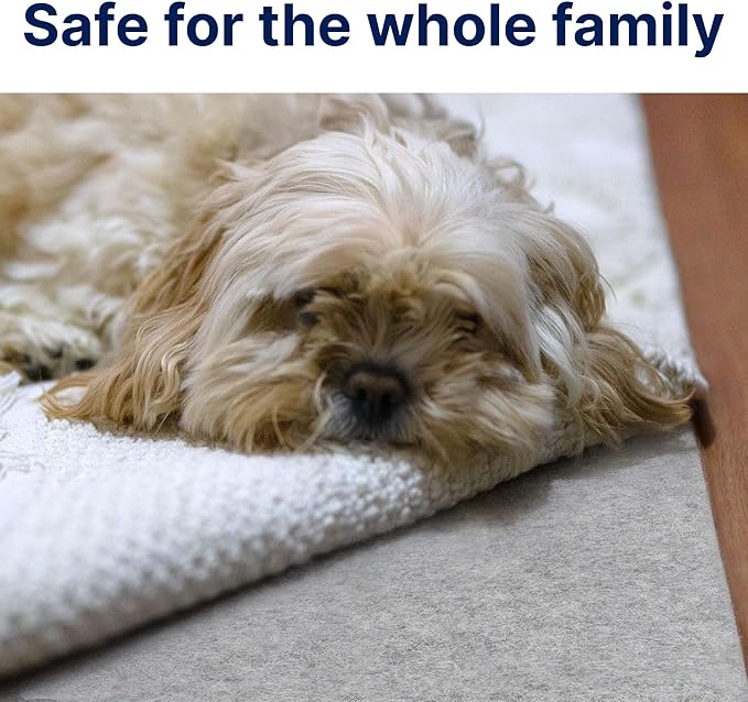 RUGPADUSA - Eco-Plush - 11' Square - 1/2" Thick - 100% Felt - Luxurious Cushioned Rug Pad - Available in 3 Thicknesses, Many Custom Sizes