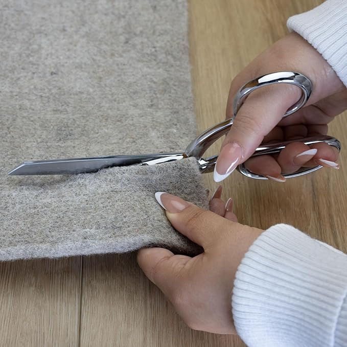 RUGPADUSA - Eco-Plush - 9'10" x 13'10" - 3/8" Thick - 100% Felt - Extra Cushioned Rug Pad - Available in 3 Thicknesses, Many Custom Sizes