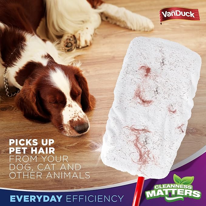 VanDuck 100% Cotton Terry Mop Pad 15x8 inch (12-Pack)