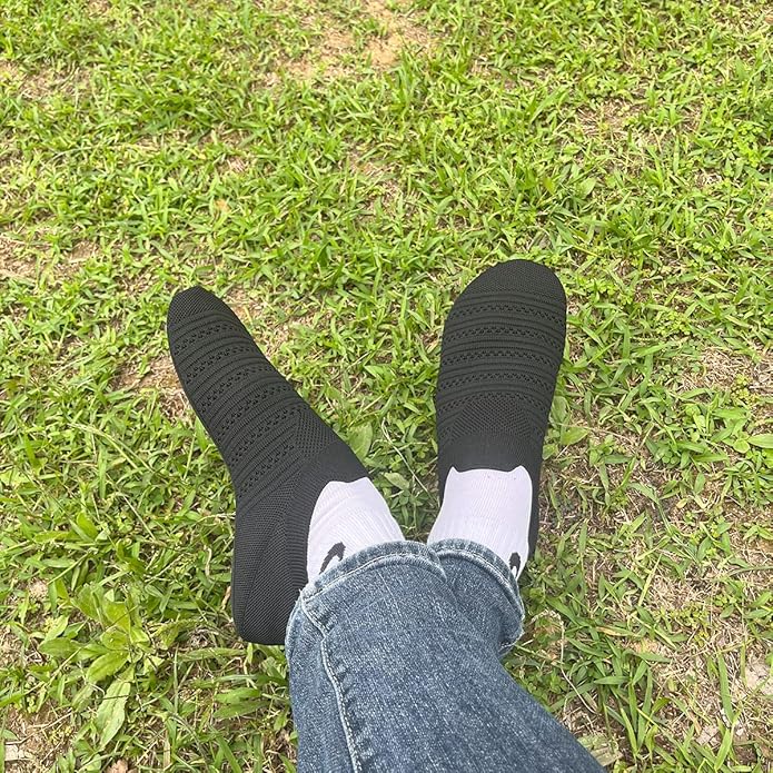 Adult Indoor House Slippers Socks Lightweight Non Slip Grip House Home Shoes for Women Men