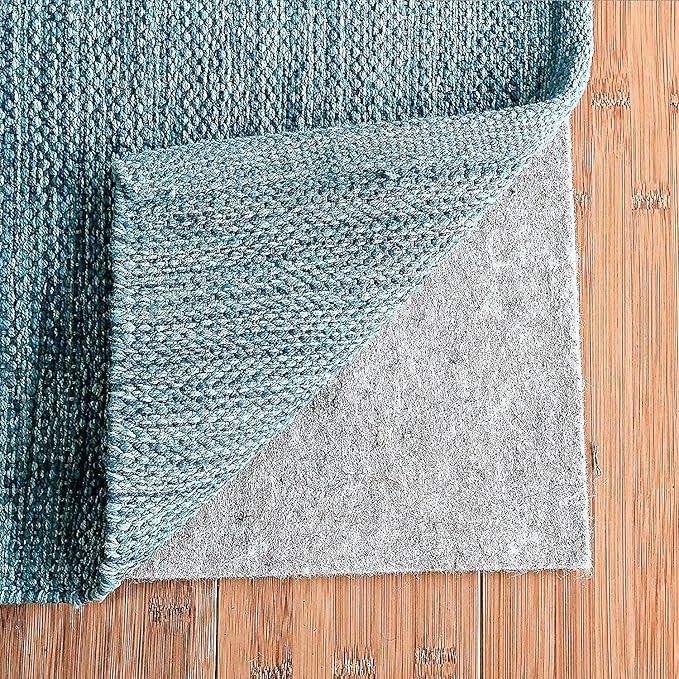 RUGPADUSA - Dual Surface - 7'10" x 10'3" - 1/4" Thick - Felt + Rubber - Non-Slip Backing Rug Pad - Safe for All Floors